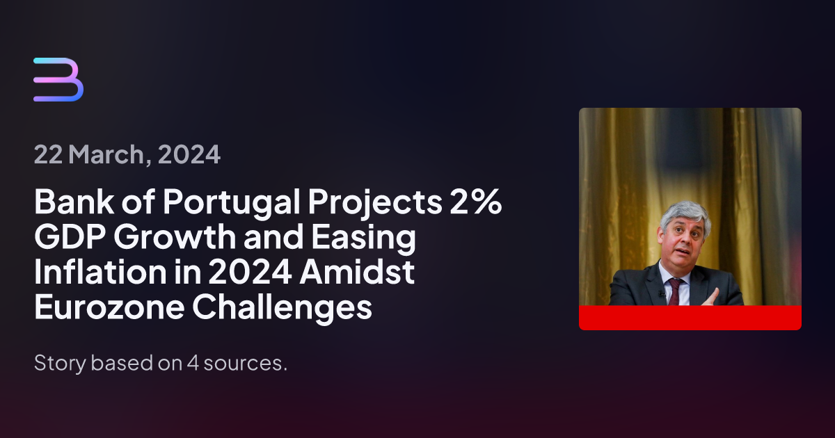 Bank of Portugal Projects 2 GDP Growth and Easing Inflation in 2024