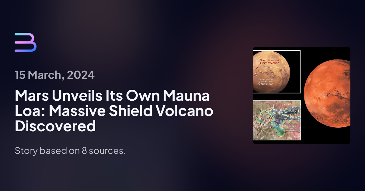 Mars Unveils Its Own Mauna Loa: Massive Shield Volcano Discovered | Brief